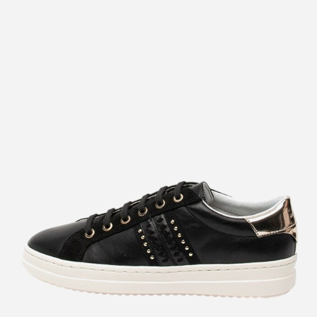 Sneakersy damskie Geox D02FED085BN 41 (7.5UK) 26.7 cm Czarne (8054730387490) - obraz 4