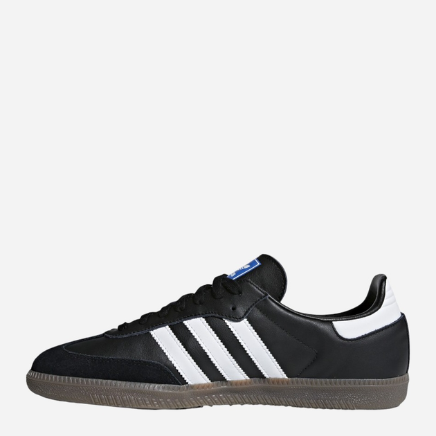 Sneakersy damskie ze skóry naturalnej adidas Originals Samba OG B75807 38 (5UK) 23.5 cm Czarne (4059811988621) - obraz 3