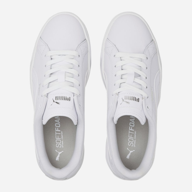 Sneakersy damskie na platformie Puma Karmen L 384615-01 37.5 Białe (4064536350769) - obraz 5
