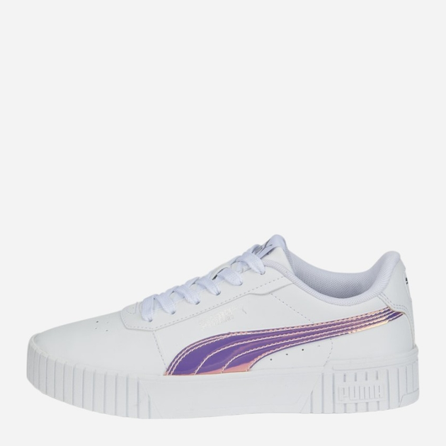 Sneakersy damskie z eko skóry Puma Carina 2.0 Holo Jr 387985-01 36 Białe (4065449615198) - obraz 3
