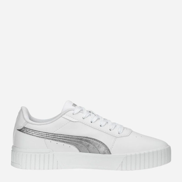 Sneakersy damskie z eko skóry Puma Carina 2.0 Space Metallics 389387-02 37 Białe (4065452685102) - obraz 3