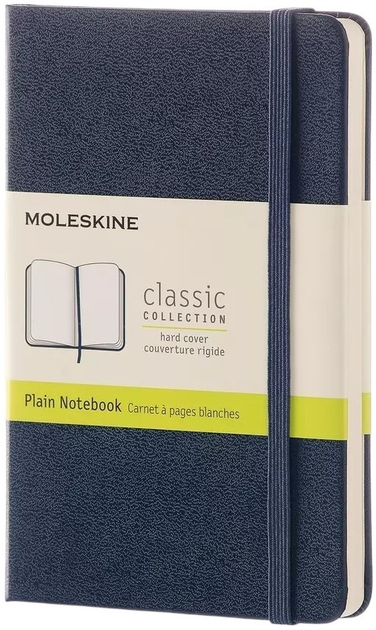 Notatnik Moleskine Classic 9 x 14 cm 192 strony bez linii Sapphire (8051272893649) - obraz 1