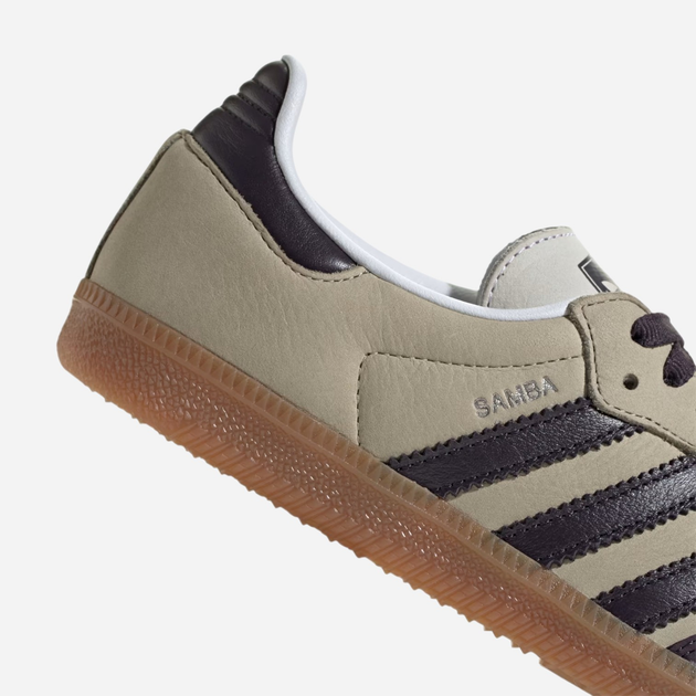 Sneakersy damskie do kostki adidas Originals Samba OG W IE5835 39.5 (6UK) Oliwkowe (4066765871053) - obraz 8