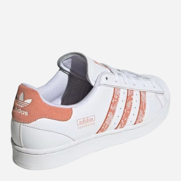 Sneakersy damskie do kostki adidas Originals Superstar W IE3007 37.5 (4.5UK) Biały/Brzoskwiniowy (4066765897947) - obraz 4