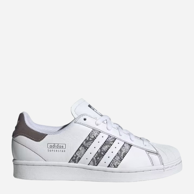 Жіночі кеди низькі adidas Originals Superstar W IE3008 39.5 (6UK) Білий/Темно-сірий (4066765890214) - зображення 1