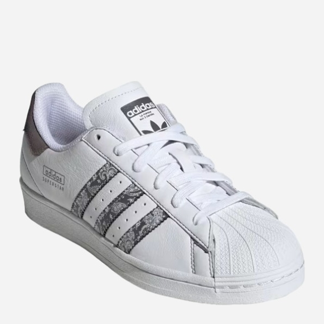 Жіночі кеди низькі adidas Originals Superstar W IE3008 39.5 (6UK) Білий/Темно-сірий (4066765890214) - зображення 2