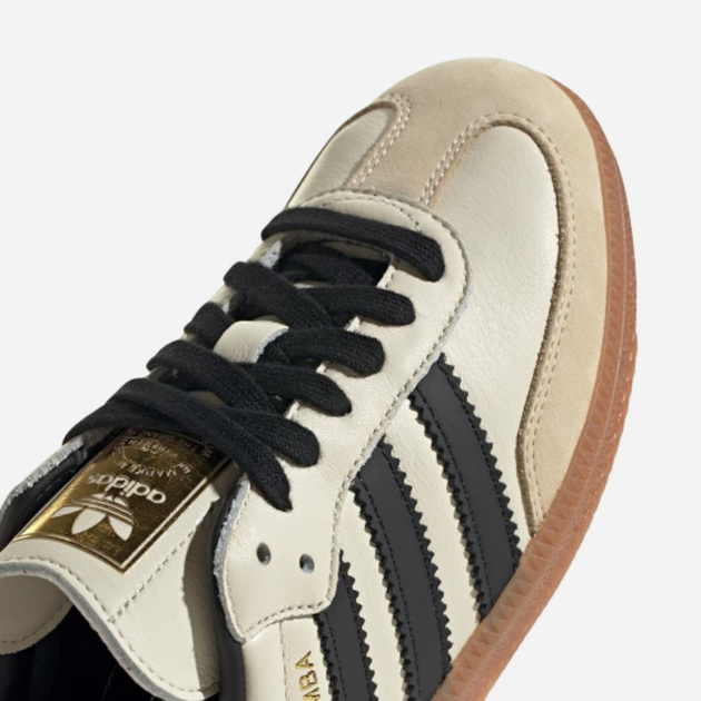 Sneakersy damskie do kostki adidas Originals Samba OG W ID0478 39.5 (6UK) Beżowe (4066765863263) - obraz 7