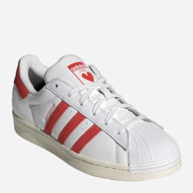 Sneakersy damskie do kostki adidas Originals Superstar W IG5958 38 (5UK) Biały/Czerwony (4066764086526) - obraz 2