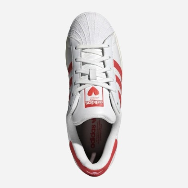 Sneakersy damskie do kostki adidas Originals Superstar W IG5958 40.5 (7UK) Biały/Czerwony (4066764086571) - obraz 5