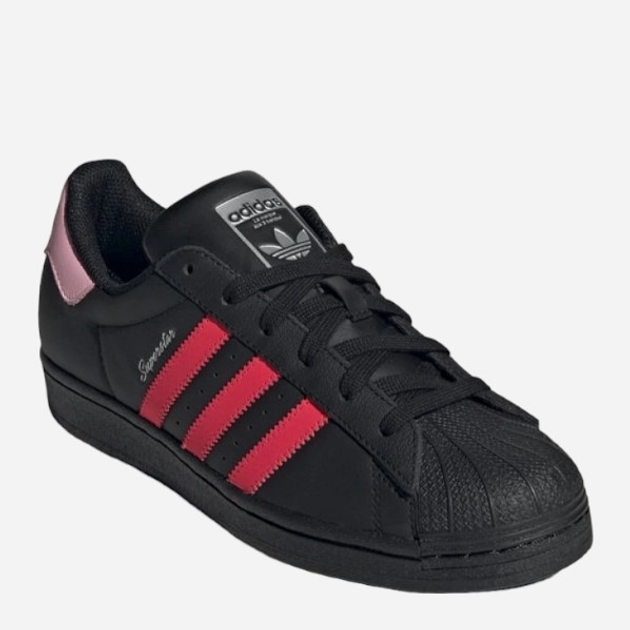 Sneakersy damskie do kostki adidas Originals Superstar W IE2999 39.5 (6UK) Czarny/Czerwony (4066765901637) - obraz 2