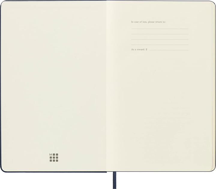 Записна книга Moleskine Classic 13 х 21 см 240 сторінок без лініювання Сапфір (8051272893687) - зображення 4