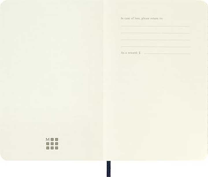 Нотатник Moleskine Classic 9 x 14 см 192 сторінки в лінійку Сапфір м'яка обкладинка (8055002854719) - зображення 4