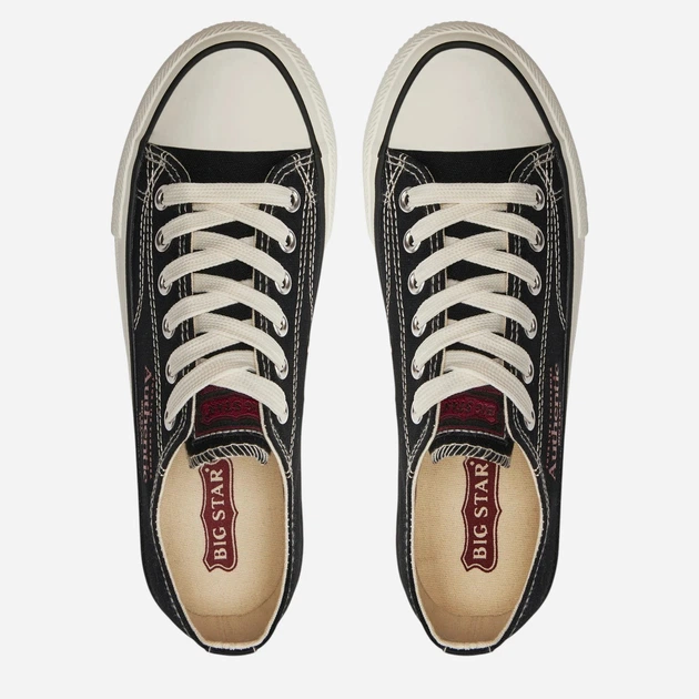 Жіночі кеди низькі Big Star NN274234 37 Чорні (5900714753054) - зображення 9