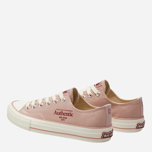 Trampki damskie materiałowe Big Star NN274239 37 Różowe (5900714753238) - obraz 7