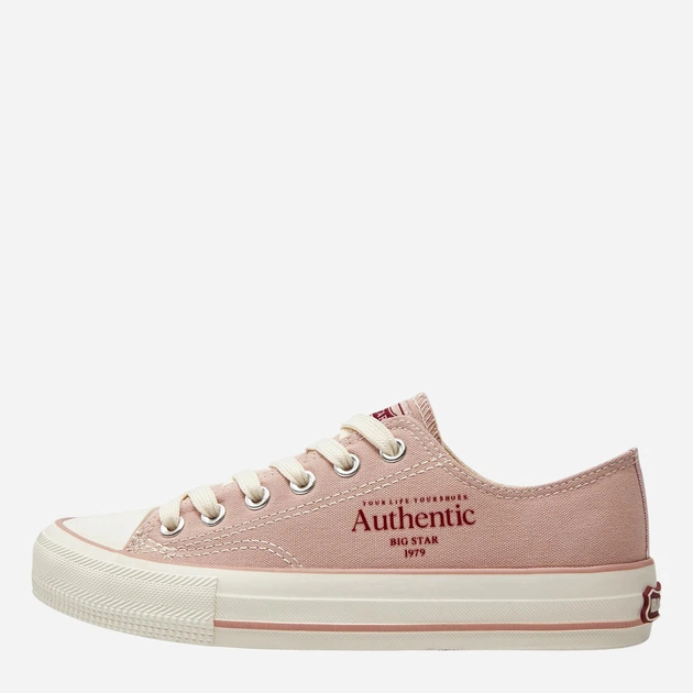 Trampki damskie materiałowe Big Star NN274239 37 Różowe (5900714753238) - obraz 8