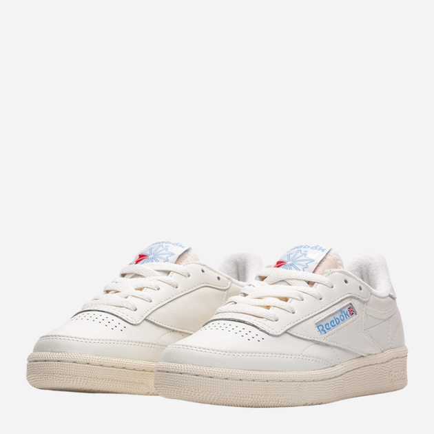 Sneakersy damskie skórzane Reebok Club C 85 Vintage W 100007798 37 Kremowe (4065418131629) - obraz 2