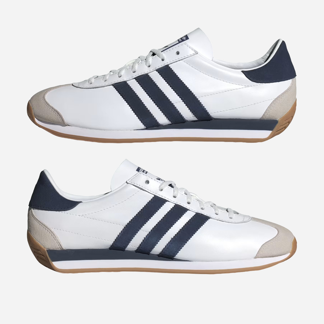 Жіночі кросівки adidas Country OG IF9773 39.5 Білі з темно-синім (4067889156392) - зображення 5