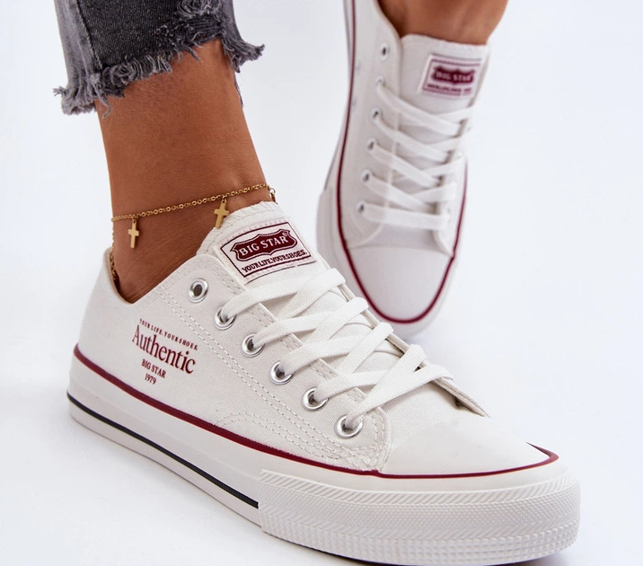 Trampki damskie materiałowe Big Star NN274235 36 Białe (5900714753108) - obraz 3