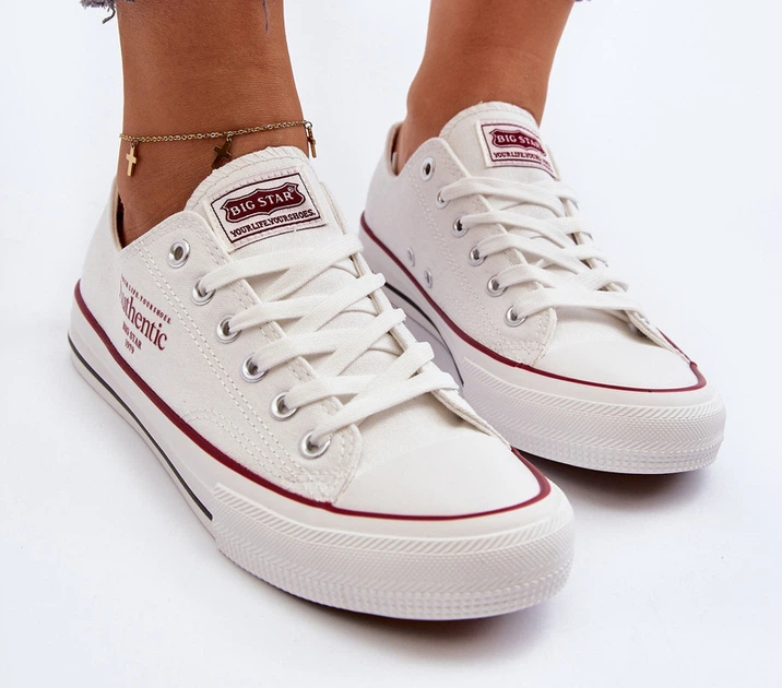 Trampki damskie materiałowe Big Star NN274235 36 Białe (5900714753108) - obraz 4