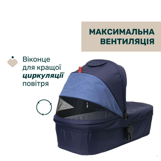 Коляска Chicco 2 в 1 Seety синяя [107514] - изображение 3