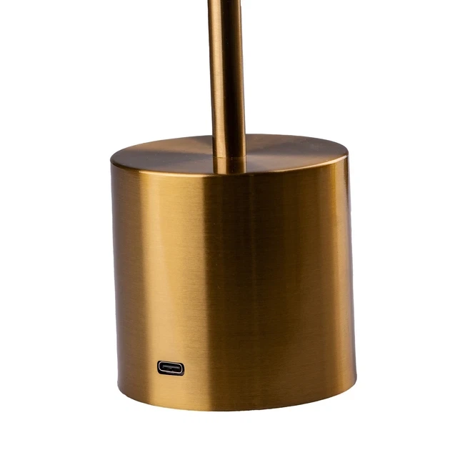 Светодиодная настольная лампа с сенсорным управлением на аккумуляторе Tablelamp Gold 3 режима подсветки - Фото 9 Светодиодная настольная лампа с сенсорным управлением на аккумуляторе Tablelamp Gold 3 режима подсветки - изображение 9