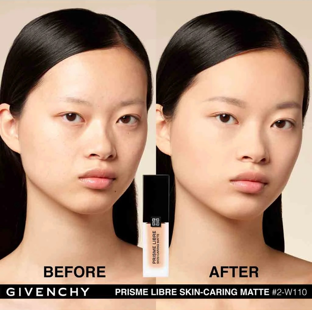 Тональна основа для обличчя Givenchy Prisme Libre Matte 2-W110 30 мл (3274872430976) - зображення 4