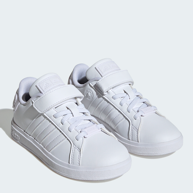 Дитячі кеди для хлопчика Adidas Star Wars Grand Court 2.0 El C IH7576 29 Білі (4067888909845) - зображення 3