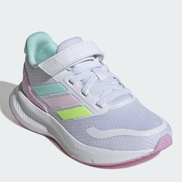 Детские кроссовки для девочки Adidas Runfalcon 5 El C JP5153 28 Ftwwht/Clemin/Clpink (4067904159896) 