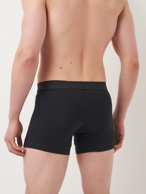 Zestaw majtek męskich typu bokserki bawełnianych 2 szt Levi's Logo Aop Boxer Brief Org Co 701227428-003 M Czarny (8720245581639) - obraz 5