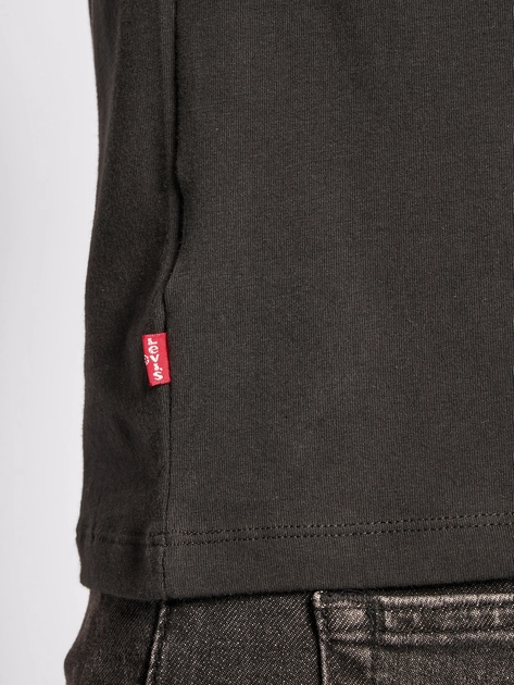 Zestaw koszulek męskich 2 szt Levi's Solid Crew 2P 905055001-884 2XL Czarny (8720245234504) - obraz 5
