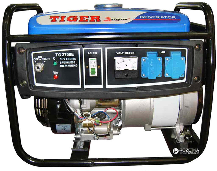 Генератор бензиновый Tiger TG3700E (8002104) фото, отзывы