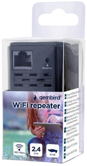 Ретранслятор Gembird WNP-RP300-03 Black (8716309117210) - изображение 2