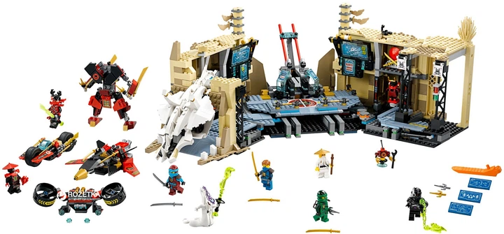 Конструктор LEGO NINJAGO Самурай Х: битва в пещерах 1253 детали