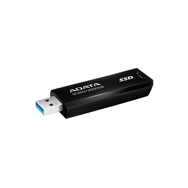 Портативний SSD ADATA SC610 2 ТБ USB 3.2 Gen 2 до 550 МБ/с чорний - Фото 7 Портативний SSD ADATA SC610 2 ТБ USB 3.2 Gen 2 до 550 МБ/с чорний - изображение 7