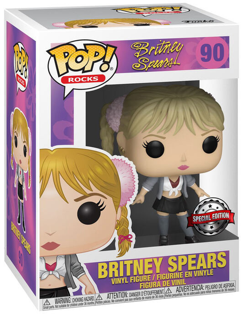 Подарунковий набір Funko Pop! & Tee Britney Spears One More Time Exclusive Фігурка 9 см + Футболка Розмір L (889698371162) - зображення 3