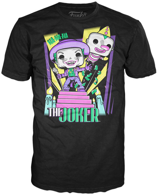Zestaw prezentowy Funko Pop! & Tee DC Comics Batman The Joker Figurka 9 cm + Koszulka Rozmiar S (889698558488) - obraz 5