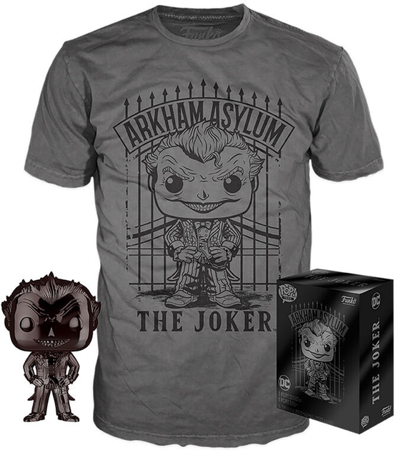 Zestaw prezentowy Funko Pop! & Tee DC Comics The Joker Exclusive Figurka 9 cm + Koszulka Rozmiar S (889698424257) - obraz 2