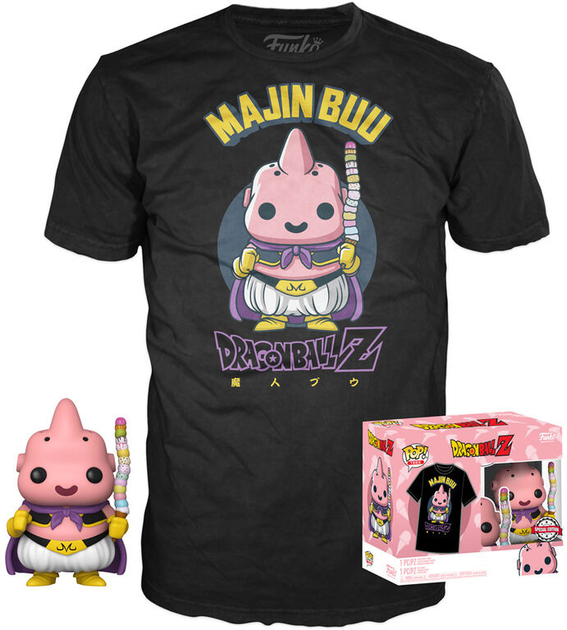 Zestaw prezentowy Funko Pop! & Tee Dragon Ball Z Majin Buu Exclusive Figurka 9 cm + Koszulka Rozmiar S (889698564168) - obraz 1