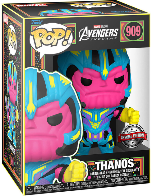 Подарунковий набір Funko Pop! & Tee Marvel Infinity Saga Thanos Exclusive Фігурка 9 см + Футболка Розмір L (889698636025) - зображення 3