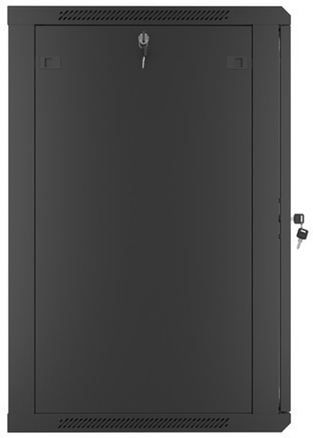 Серверна підвісна шафа Lanberg 19" 18U 600x600 Black (WF01-6618-10B) - зображення 6