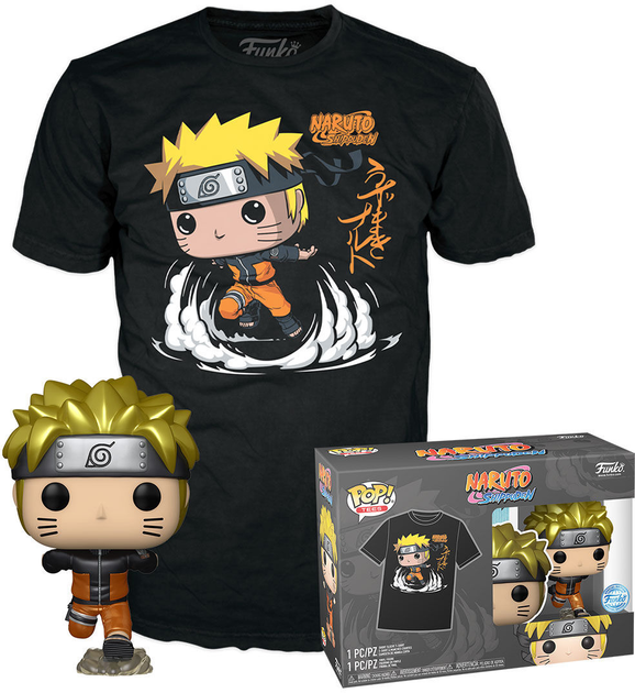 Zestaw prezentowy Funko Pop! & Tee Naruto Shippuden Exclusive Figurka 9 cm + Koszulka Rozmiar XL (889698647540) - obraz 5