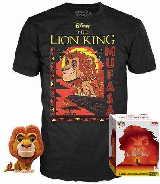 Zestaw prezentowy Funko Pop! & Tee Disney The Lion King Mufasa Figurka + Koszulka Rozmiar XL (889698379731) - obraz 1