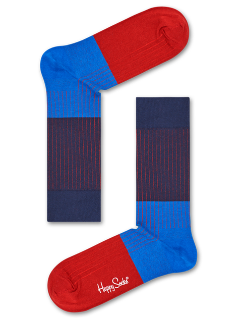 Носки BLOCK RIB Happy Socks HS-251119-76 36-40 (7394536-40) Синий - Фото 1 Носки BLOCK RIB Happy Socks HS-251119-76 36-40 (7394536-40) Синий - изображение 1