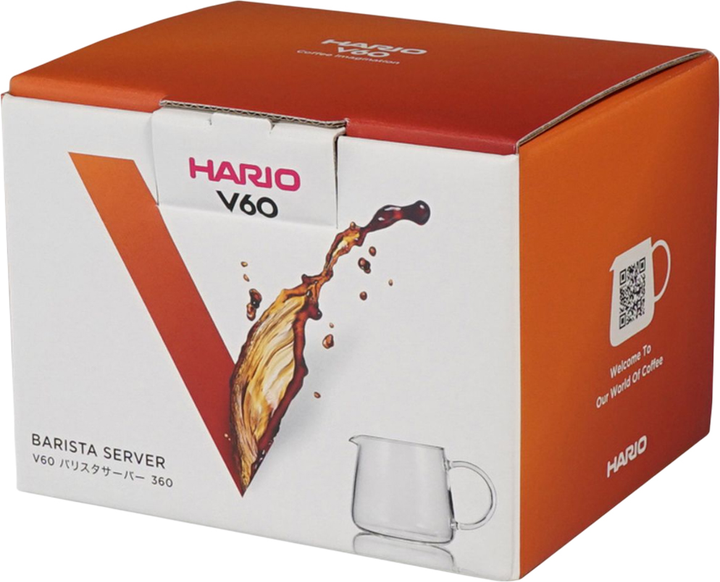 Serwer do kawy Hario Barista V60 szklany 360 ml (4977642022652) - obraz 2