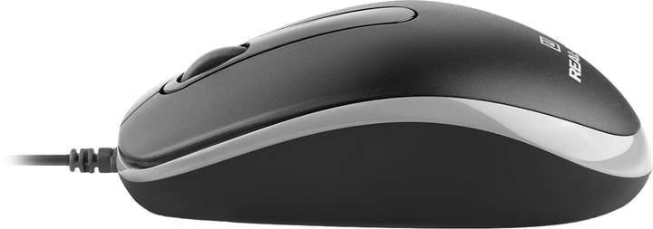 Мышь Real-El RM-215 USB Black - изображение 3