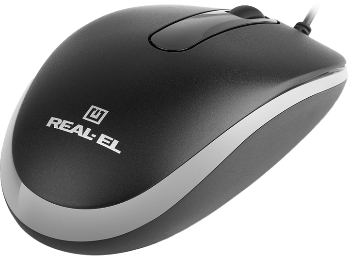 Мышь Real-El RM-215 USB Black - изображение 6