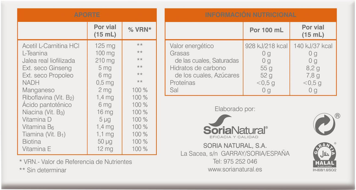 Witaminy i minerały Soria Natural Fost Print Plus 20 x 15 ml (8422947062958) - obraz 2