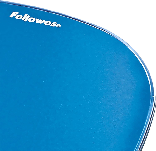 Підкладка під зап'ястя Fellowes Crystal Mouse & Wrist Pad Gel Cyan (77511911415) - зображення 3