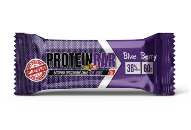 Протеиновый Батончик Power Pro 36% БЕЗ САХАРА 20 шт х 60 грамм - изображение 2