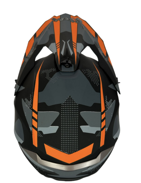 Шлем кроссовий EX-806 MX Orange black размер L - изображение 4